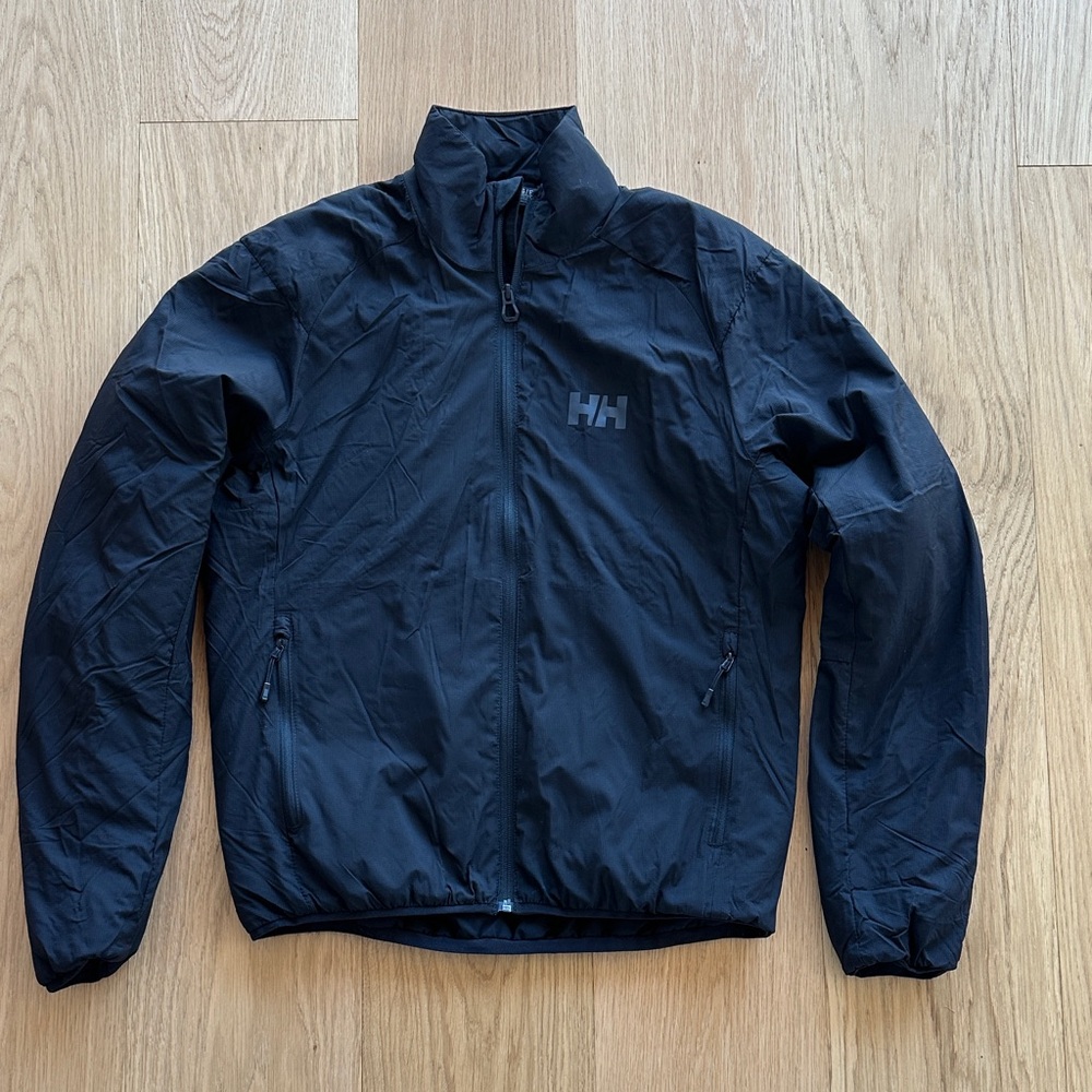 Helly Hansen Black Insulated Packable Jacket Like… - image 1
